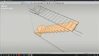 Лестница из металла I Проект лестницы I Спроектировать лестницу I Скейчап I SketchUp I Гомель