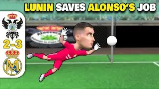 Talavera 2-3 Real Madrid | Copa Del rey | Lunin Saves Alonso !