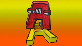 Paper Craft | English Alphabet Lore A vs Aaa | GrapyGanimations`s Alphabet Lore