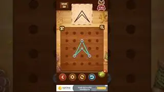 Line Puzzle String Art Level 58 (Oak)