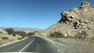 Дорога в Al-Hajar Mountains, Оман