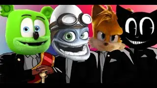 The Gummy Bear & Crazy Frog & Tails & Cartoon Cat - Meme Coffin Dance COVER