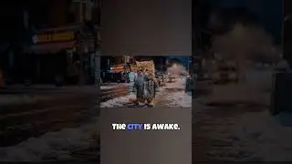 Mysterious Winter Night in New York City🐱🐰 | Emotional Winter Rescue #shorts #emotional | Noble Paws