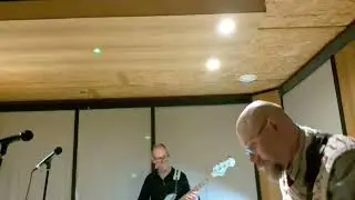 First band rehearsal with the Goldtone EBM5 electric banjo.