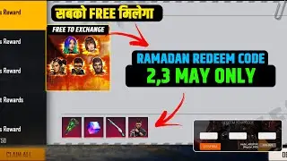 Free Fire Redeem Code Today | 2 May Free Fire Redeem Code | 3 May Ramadan Event Redeem Code
