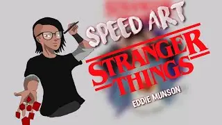 Speed Art - stranger things (Eddie Munson)