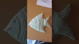 #clay#fish #wallhanging #art #crafts #india #amazing #painting #miniature