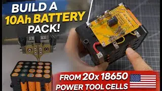 DIY Power Tool Battery Pack &ndash; 20&times;18650 Cells, Massive Capacity!
