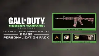 (5K Grind #8) CODE Brass personalization pack now available on MWR (all profits go to endowment)