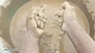 Mud water crumbling in water #mud #asmr #clay #mudcrumbling#asmrvideo#viralvideo#foryou #satisfying