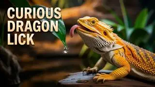 🦎Bearded Dragon Licking Explained #BeardedDragonLicking #Lizard #Shorts #ReptileBehavior #Dragon