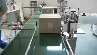 Boxes side sticker labeling applicator