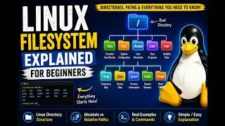 Linux File System Explained: From Root (/) to /home 🐧| Linux Directory Structure Explained