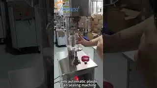 One machine for multiple uses! Semi-automatic plastic can seamer with flexible mold change