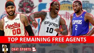 Top 25 NBA Free Agents Left On Day 2 Of NBA Free Agency 2021 Ft. Kawhi Leonard, DeMar DeRozan & Melo