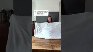 Как сложить простыню на резинке размера 