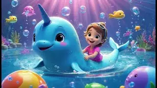 The Shy Narwhal Missed the Wave | Nursery Rhymes for Kids & Baby Songs