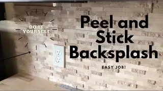 How to install Peel and Stick Backsplash (MUST WATCH) | MahoganyRose
