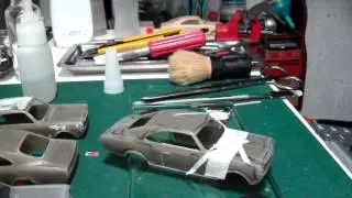 MINIATURA OPALA - PREPARANDO A PINTURA DA CARROCERIA