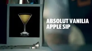 ABSOLUT VANILIA APPLE SIP DRINK RECIPE - HOW TO MIX