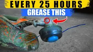 How to Grease String Trimmer Head (No Tools needed)