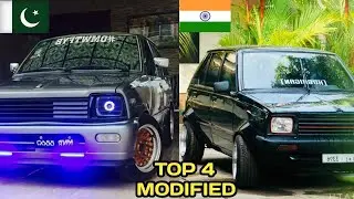 Top 4: Suzuki Fx Modified | Maruti 800 |Pak & Ind