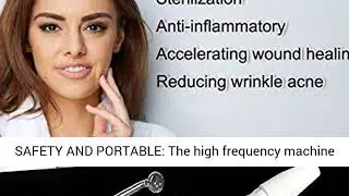High Frequency Machine Electric Therapy Device,Portable Handheld Electrotherapy Comb,Current Bar