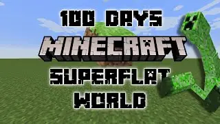 I Survived 100 Days In Minecraft Super Flat World