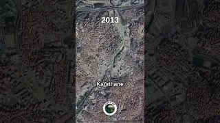 İstanbul Kağıthane timelapse 1993-2023