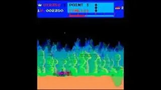 Moon Patrol 1982 Arcade Video Game - Gameplay