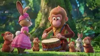 Elsa Monkey&rsquo;s Drum Glow 3 | Light Up the Beat! 🥁✨🐒