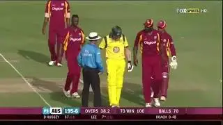 Kemar Roach Beamer to Brett Lee &ndash; Funny but Dangerous (Rare Cricket Clip)