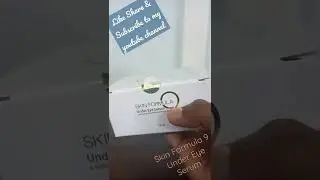 Skin Formula 9 Under Eye Serum 👍🏻🤩 ||#vestigeproducts||#vestige ||#wishyouwellth ||#shorts ||