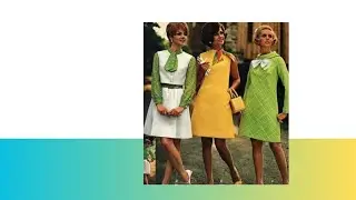 Barwna moda damska lat 60. @yuna_chic_fash
