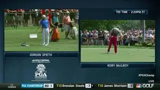 Rory Mcilroy and Jordan Spieth 2015 PGA Championship (Practice)