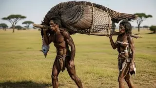 Life 2.6M Years Ago: Homo Habilis Ancestors vs Giant Turkey Ancestor - The Deadliest Encounter