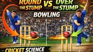 Round the stump or over the stumpstump | fast bowling | bowling tips | cricket science 