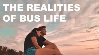 A REALISTIC DAY OF BUS LIFE | Breaking down, finding water, & sushi on the beach