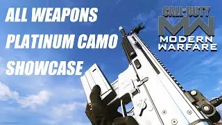 [ 4K ] Call of Duty  Modern Warfare ALL WEAPONS PLATINUM CAMO