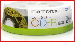 Memorex LightScribe 20pk CD R Blank Media   Laser Etch Prints Direct to Disc 32024732   700MB80