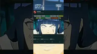 HINATA WAS USING THE GENTLE FIST AND EIGHT TRIGRAMS TECHNIQUES 🥶💥 || #shorts​ #anime​ #naruto​