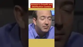 Amazon's growth and distribution centers - Jeff Bezos #jeffbezos #amazon #interview #shorts