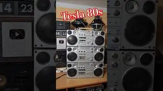 80s Vintage Unique Rare TESLA CONDOR RADIO CASSETTE RECORDER Monster Jumbo Boombox Ghettoblaster