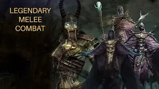 Skyrim Legendary Combat - 3 Dragon Priests