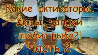 Какие активаторы, дипы, запахи любит рыба. Часть 2