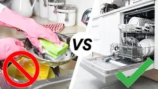 Прекратите это делать и сэкономьте столько воды! | Мытье рук против мытья посуды в посудомоечной ...