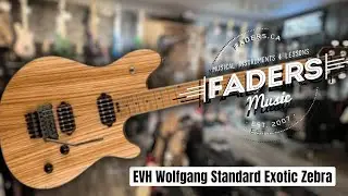 EVH Wolfgang Exotic Zebrawood (7lb 7oz) &ndash; Killer Tone & Style in Brandon MB 🇨🇦