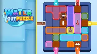 Water Out Puzzle Levels 101-105 | Every Puzzle Solved! 🎯