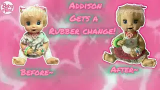 Мягкая кукла Baby Alive 2007 года выпуска, Эддисон, меняет резинку!