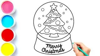 Merry Christmas Drawing Easy | Christmas Drawing | Draw Smart